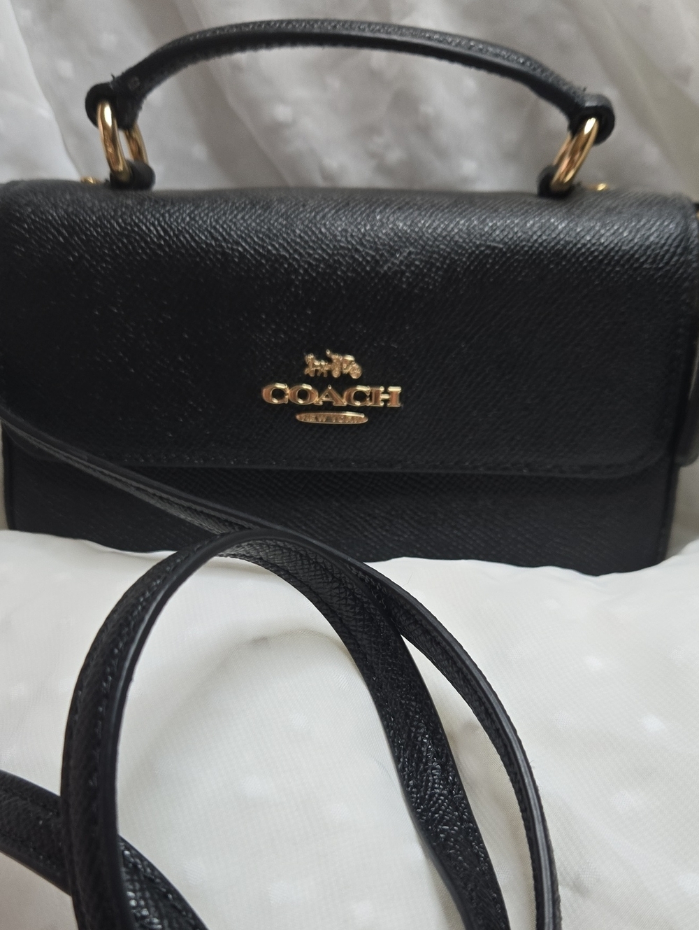 Coach Mini Josie Top-Handle Satchel with Gold Hardware